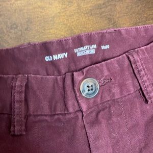 Burgundy pants size 30 30 used